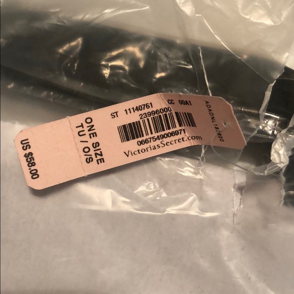 Victoria’s Secret Black Fringe Tote Bag - Picture 3 of 3